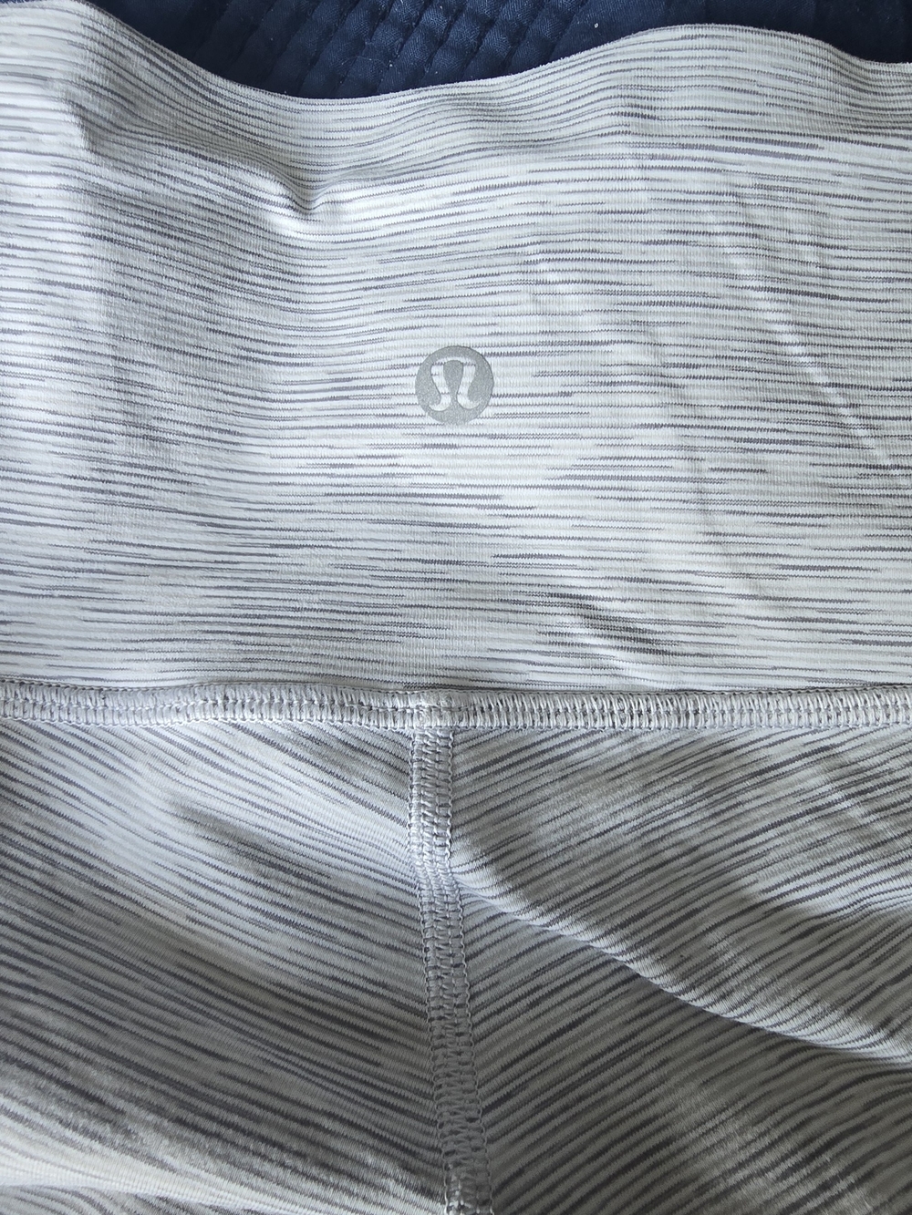 Lululemon Heathered Gray Leggings, Size 0 - Picture 2 of 3